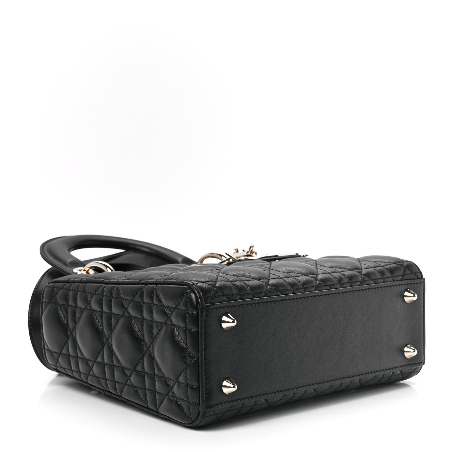 Lambskin Cannage Small My ABCDior Lady Dior Black