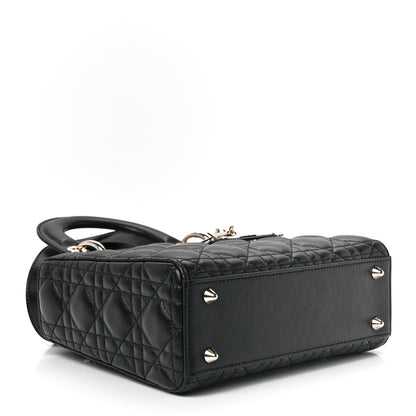 Christian Dior Lambskin Cannage Small My ABCDior Lady Dior Black 4 of 11
