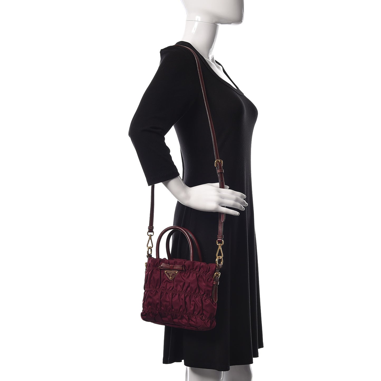 Tessuto Nylon Gaufre Tote Barolo