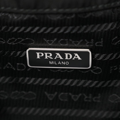 Prada Saffiano Tessuto Nylon Vela Bucket Wristlet Black 6 of 10