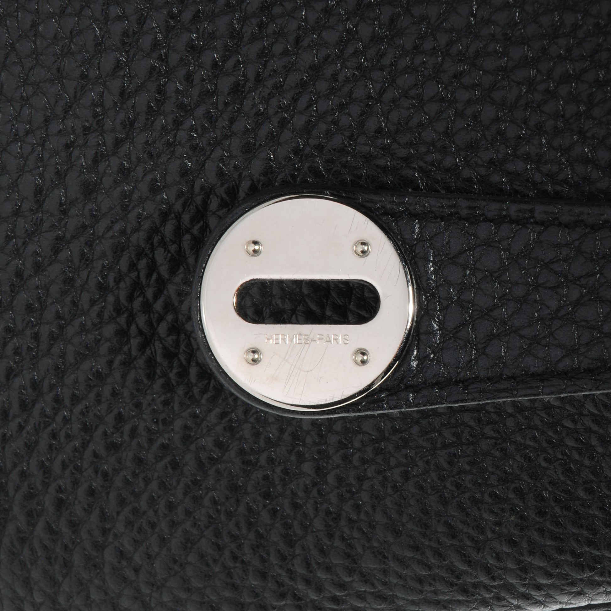 Hermes Taurillon Clemence Lindy 34 Black 9 of 9