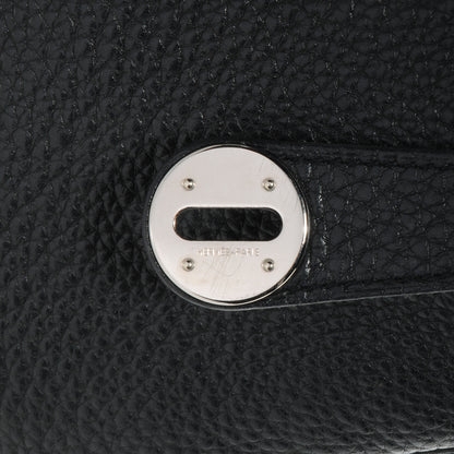 Hermes Taurillon Clemence Lindy 34 Black 9 of 9