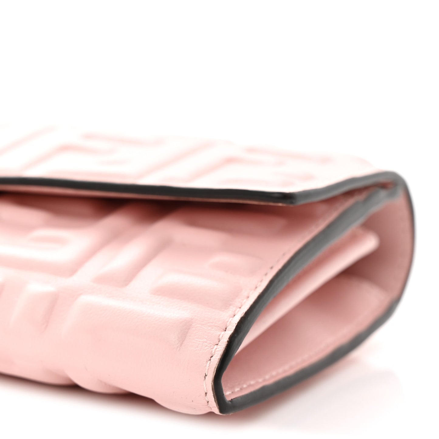 Nappa Matisse FF Embossed Continental Wallet Rosa Confetto