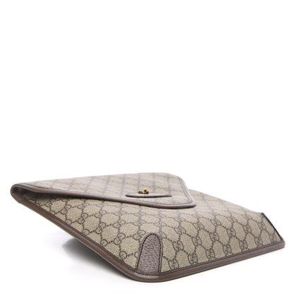 Gucci GG Supreme Monogram Web Medium Neo Vintage Flap Messenger Bag Beige New Acero 4 of 11