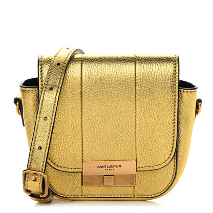Saint Laurent Metallic Grained Calfskin Mini Betty Satchel Gold 1 of 13