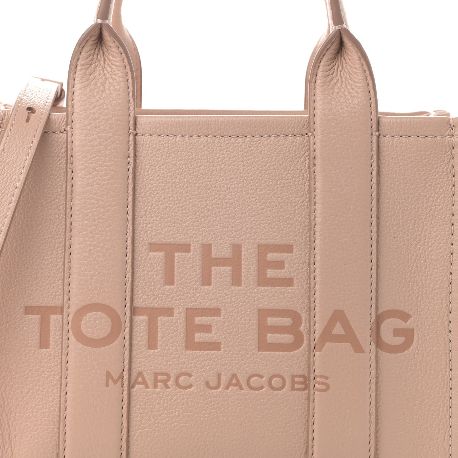 Marc Jacobs Grained Calfskin Small The Tote Bag Rose Dust 9 of 9