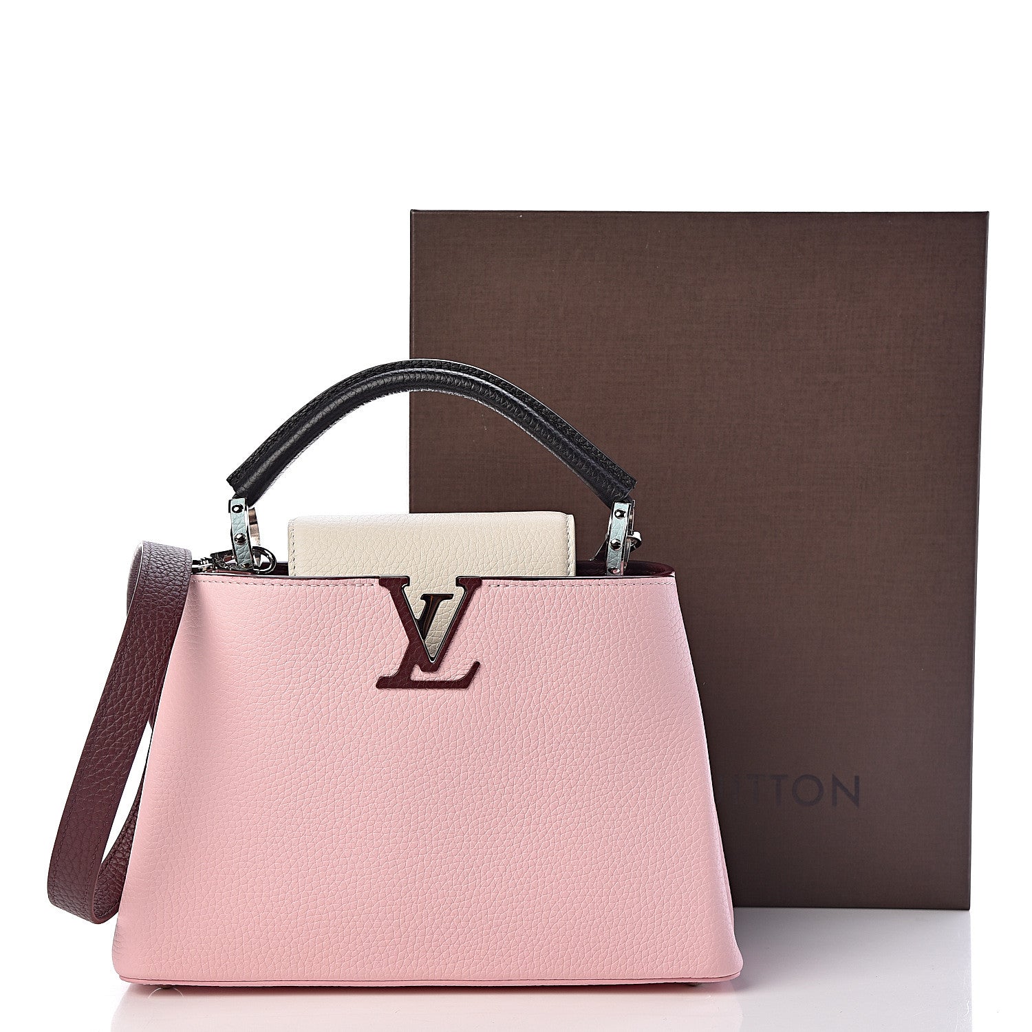 Louis Vuitton Taurillon Capucines BB Bubble Gum 10 of 10