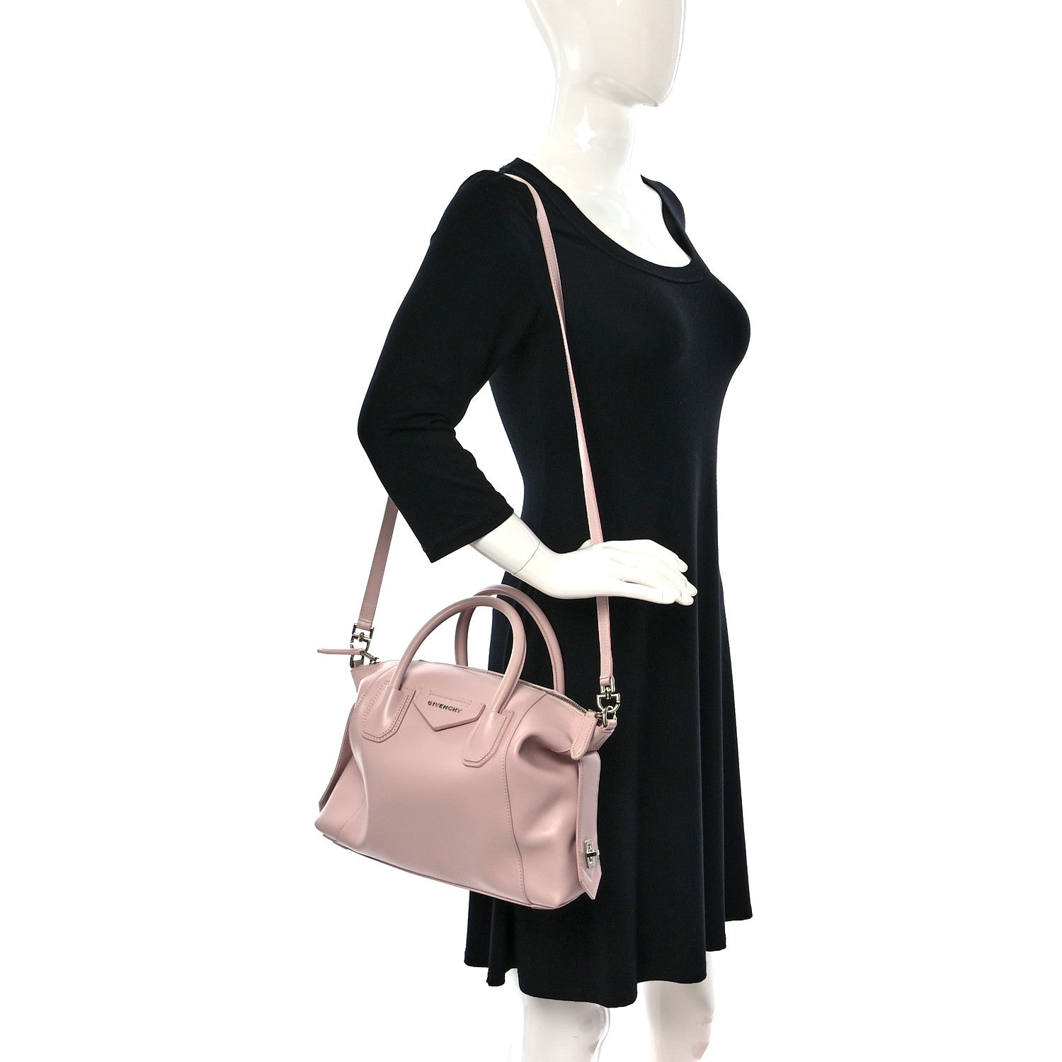 Givenchy Soft Calfskin Small Antigona Blush Pink 2 of 11