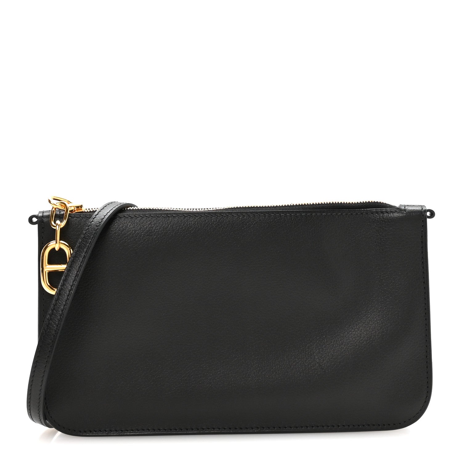 Hermes Evergrain Chaine d'Ancre Zipengo Pochette To Go Black 1 of 11