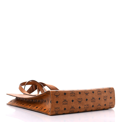 MCM Visetos Medium Klassik Tote Cognac 4 of 14
