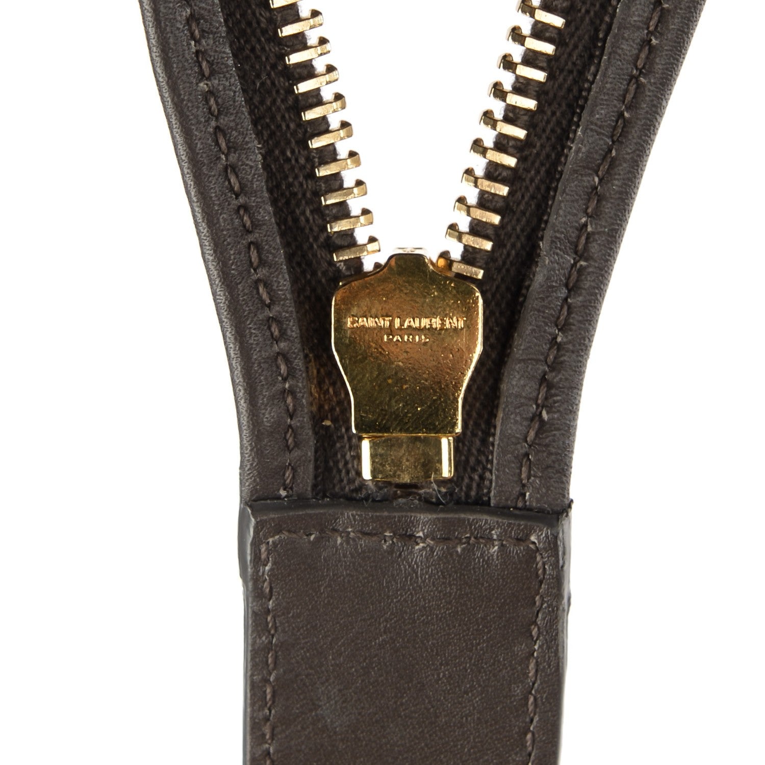Saint Laurent Calfskin Small Classic Y Cabas Grey 9 of 9