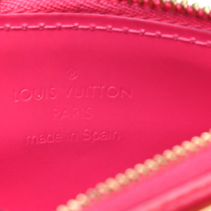 Louis Vuitton Vernis Key Pouch Rose Pop 6 of 7