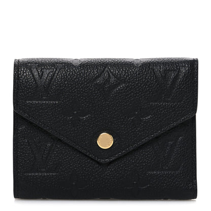 Louis Vuitton Empreinte Victorine Wallet Black 1 of 6