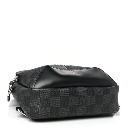 Louis Vuitton Damier Graphite Logo Avenue Sling Backpack Multicolor 4 of 8