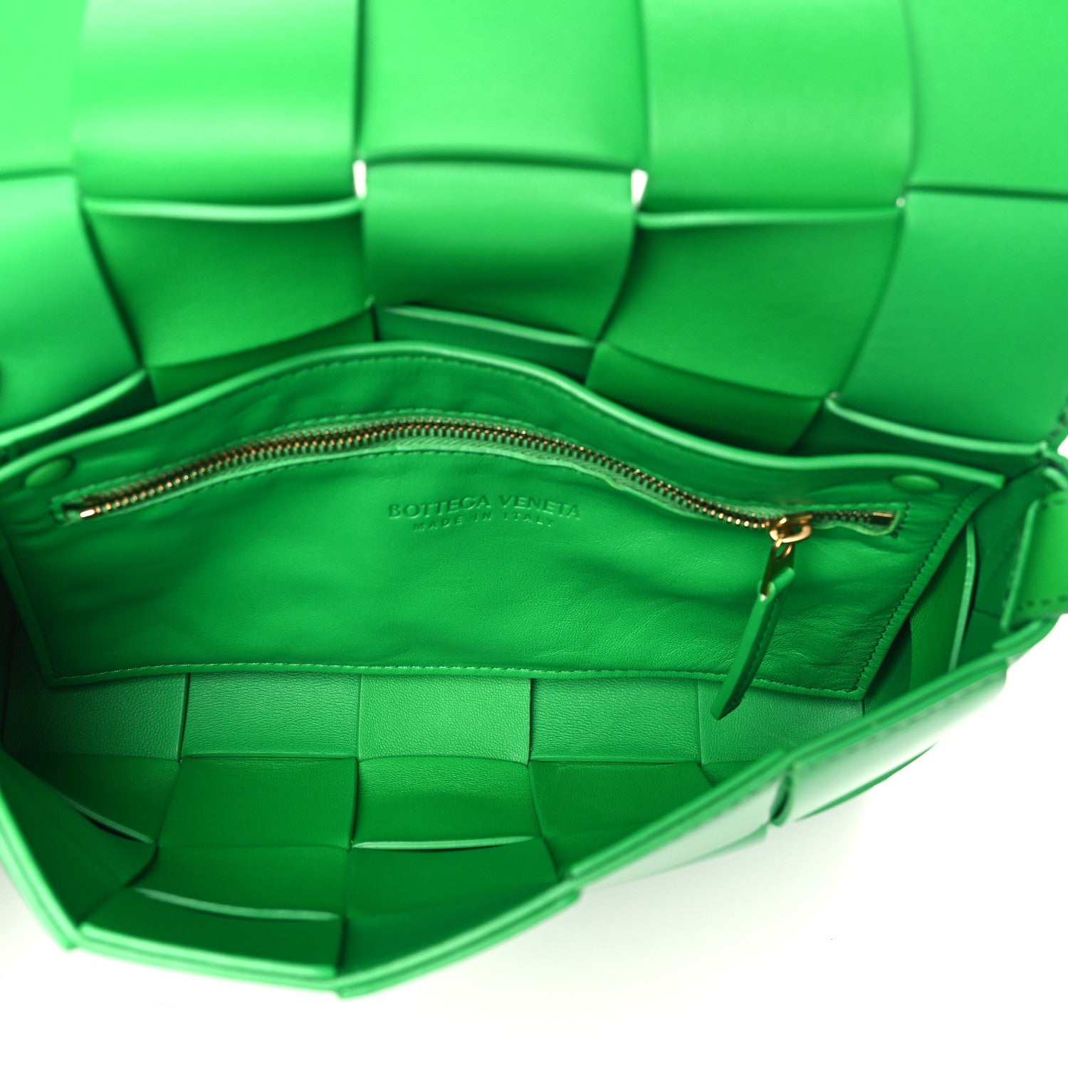 Bottega Veneta Patent Maxi Intrecciato Cassette Crossbody Bag Parakeet 5 of 11
