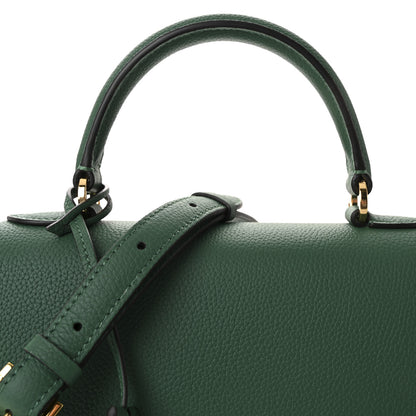 Moynat Taurillon Blush Rejane PM Emerald 7 of 10
