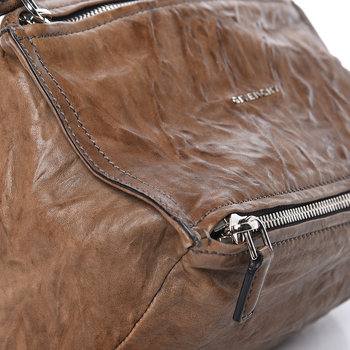 Tumbled Sheepskin Small Pandora Brown