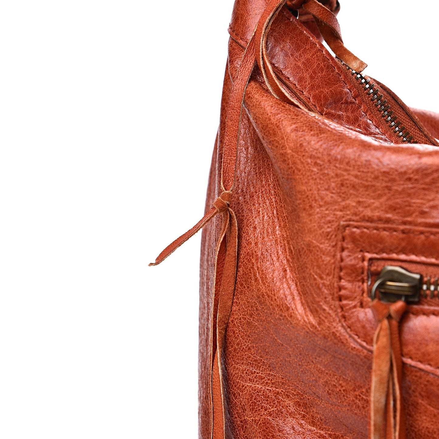 Agneau Classic Hardware Day Hobo Rouille