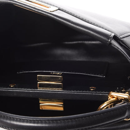 Fendi Nappa Mini Peekaboo Iconic Satchel Black 6 of 12
