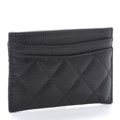 Chanel Caviar Quilted Card Holder Black 3 of 11
