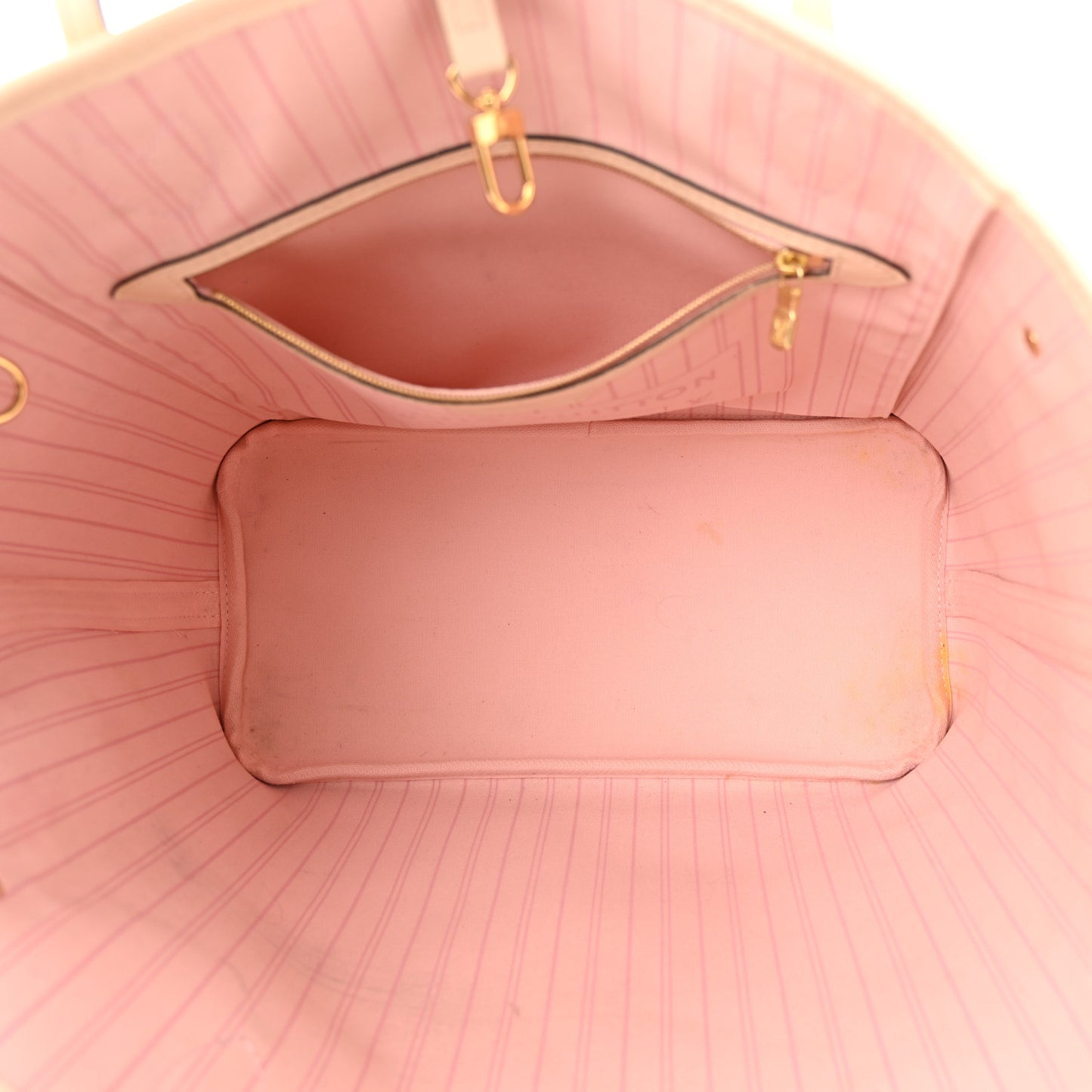 Damier Azur Braided Neverfull MM Pink
