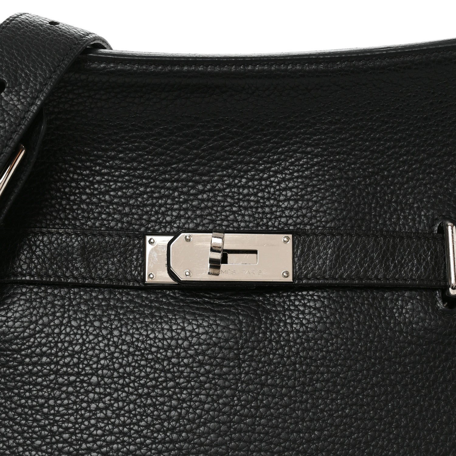 Hermes Taurillon Clemence Jypsiere 37 Black 8 of 10