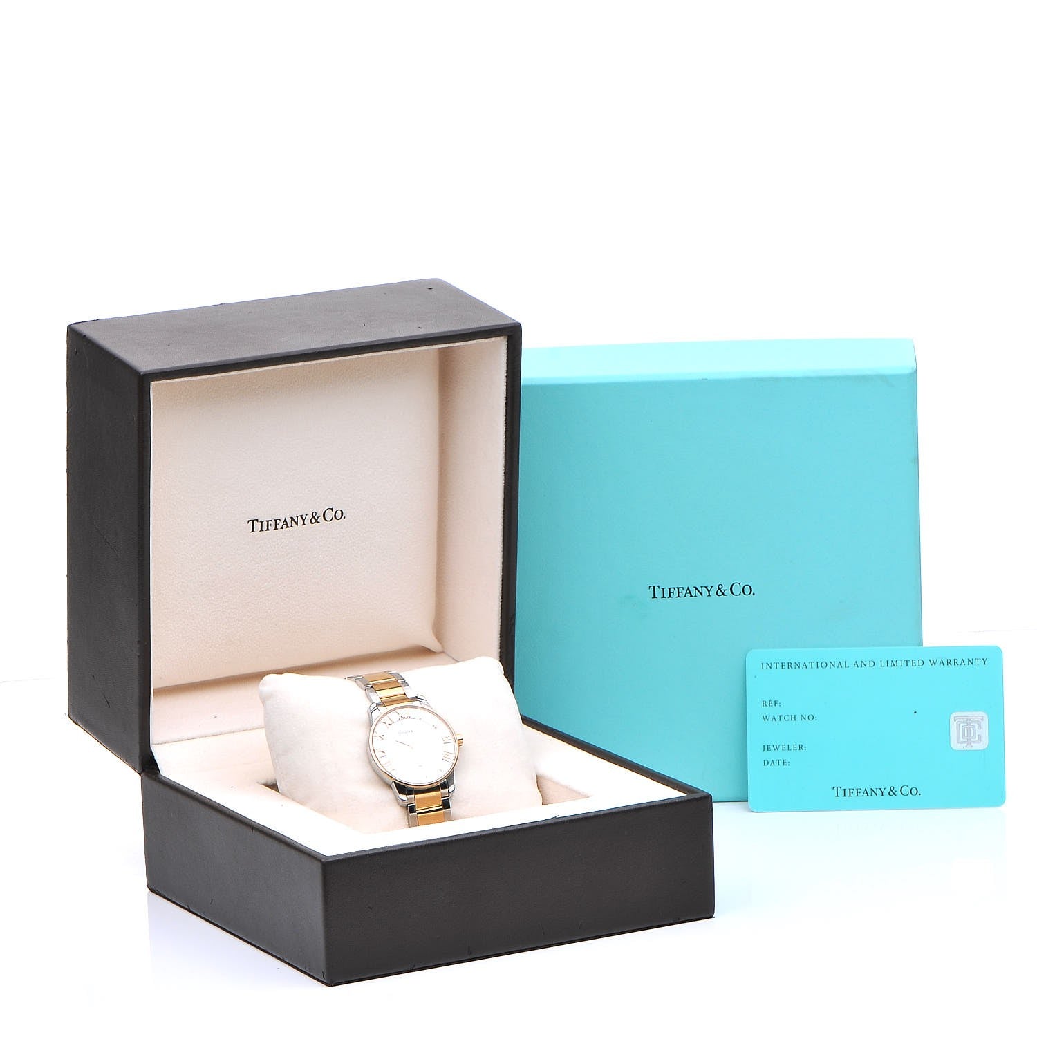 Tiffany Stainless Steel 18K Rose Gold 29mm Atlas 2-Hand Quartz Watch 8 of 8