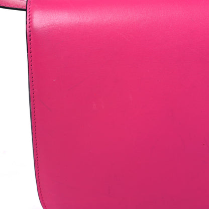 Celine Box Calfskin Medium Classic Box Flap Bag Hibiscus 15 of 17