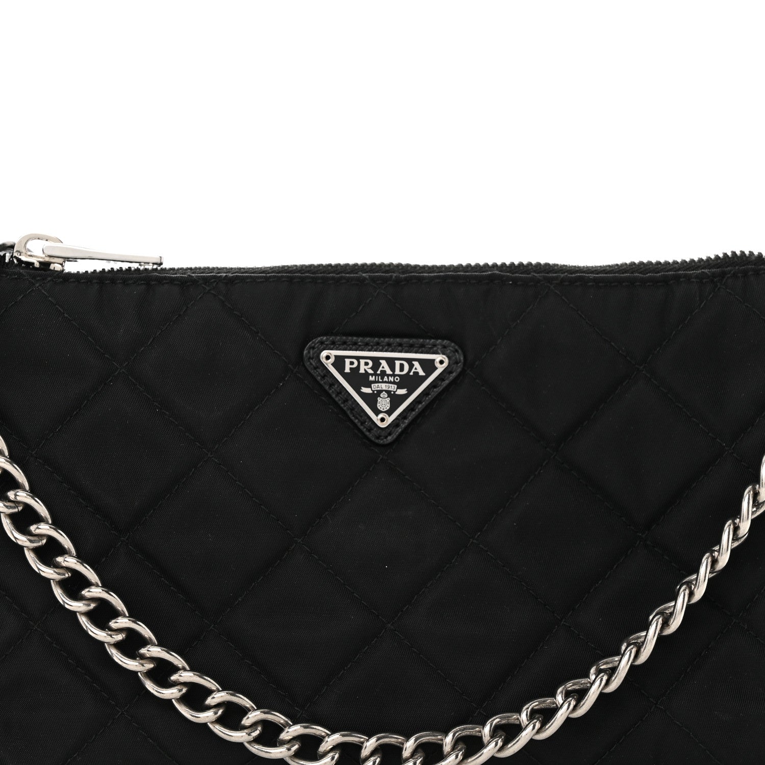 Prada Nylon Tessuto Impuntu Quilted Crossbody Bag Black 8 of 10