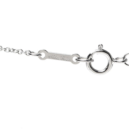 Tiffany 18K White Gold Diamond Small Paloma Picasso Loving Heart Necklace 7 of 7