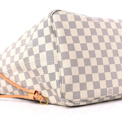 Louis Vuitton Damier Azur Neo Neverfull GM Rose Ballerine 8 of 15