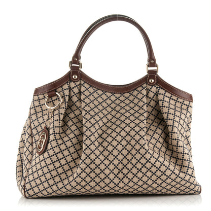 Gucci Diamante Large Sukey Tote Brown 1 of 7