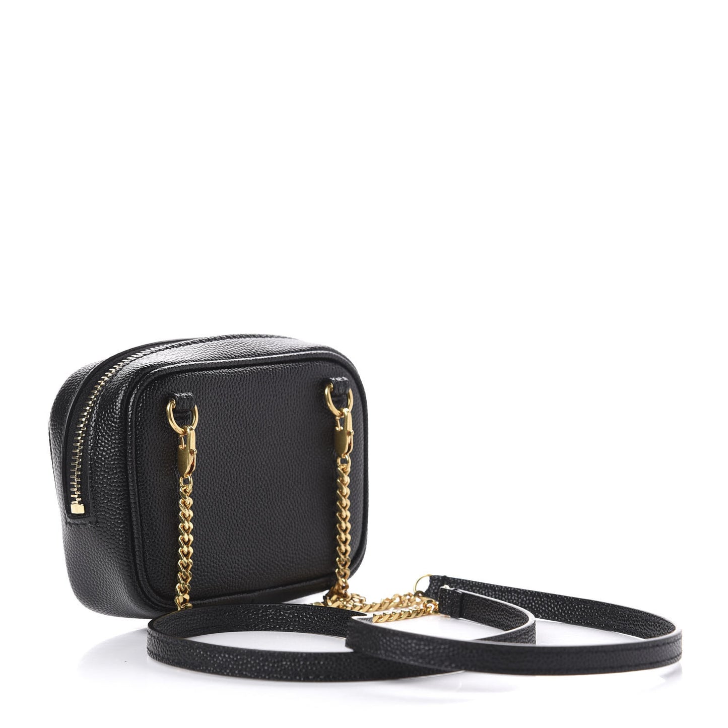 Grain De Poudre Matelasse Monogram Baby Lou Camera Bag Black