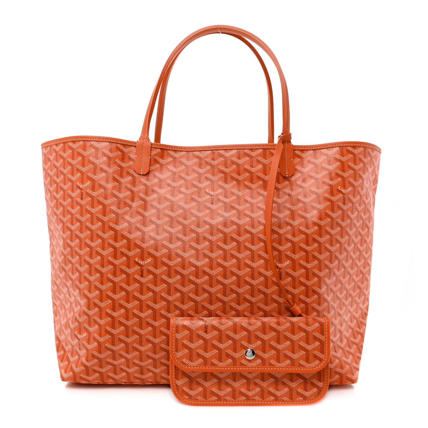 Goyard Goyardine Saint Louis GM Orange 3 of 9