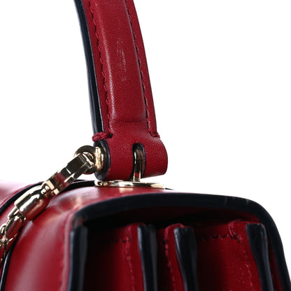 Bulgari Calfskin Serpenti Forever Top Handle Red 12 of 12