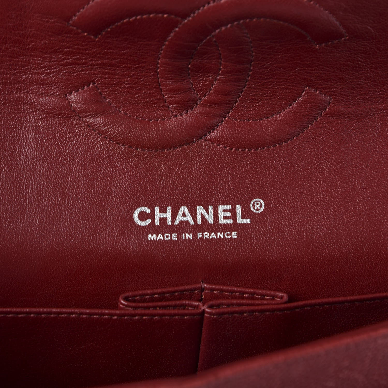 Chanel Washed Caviar Quilted 2.55 Reissue 225 Bijoux Chain Flap Red 7 of 9