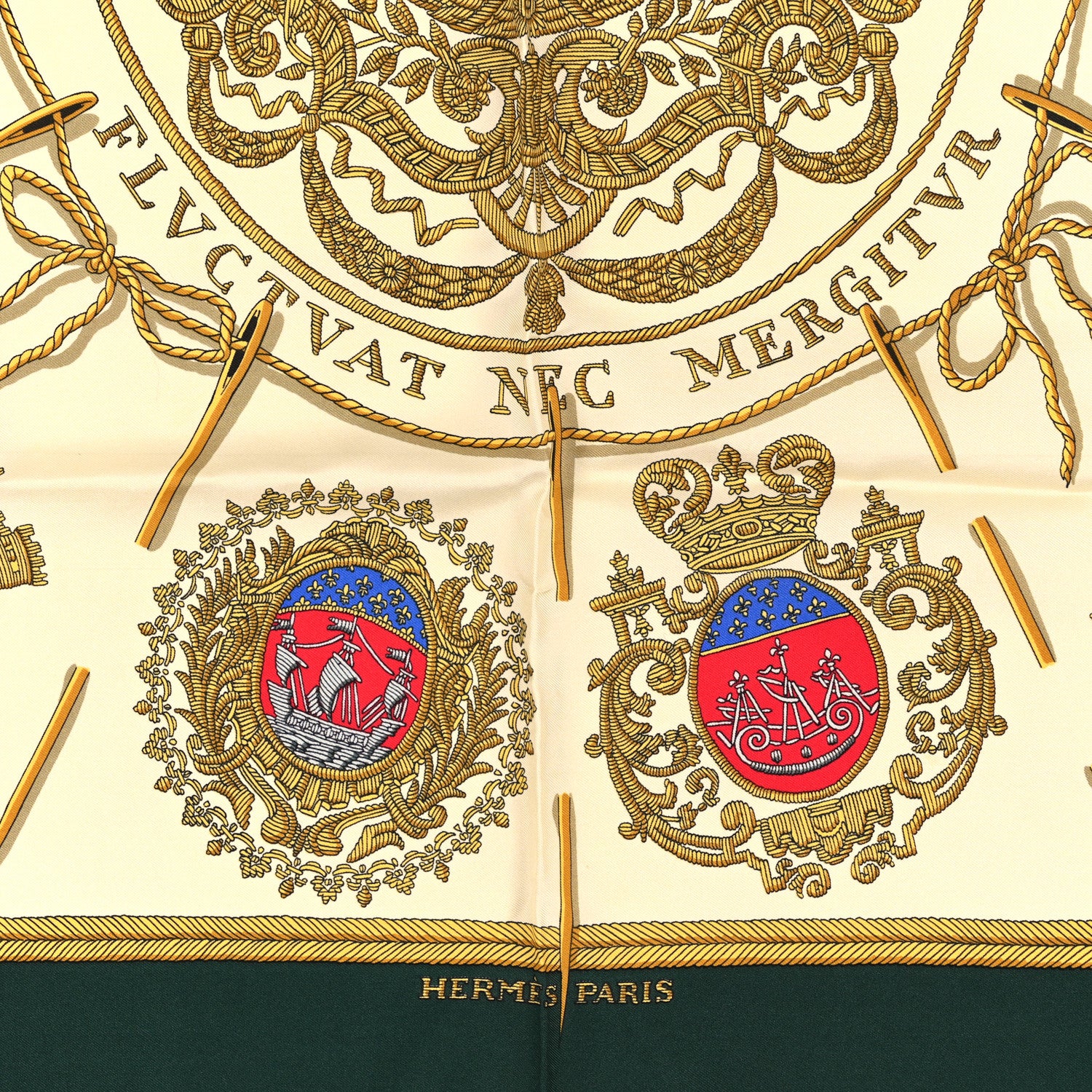 Hermes Silk Les Armes de Paris Scarf 90 2 of 3