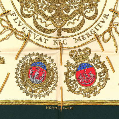 Hermes Silk Les Armes de Paris Scarf 90 2 of 3