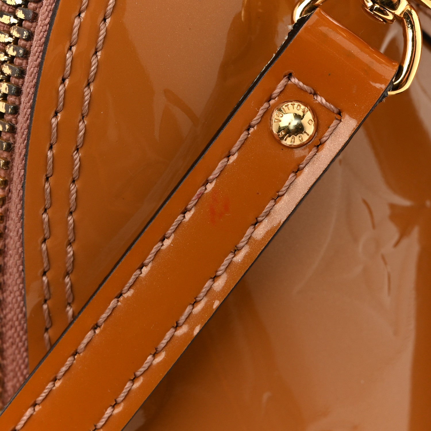 Louis Vuitton Vernis Alma BB Rose Velours 14 of 14