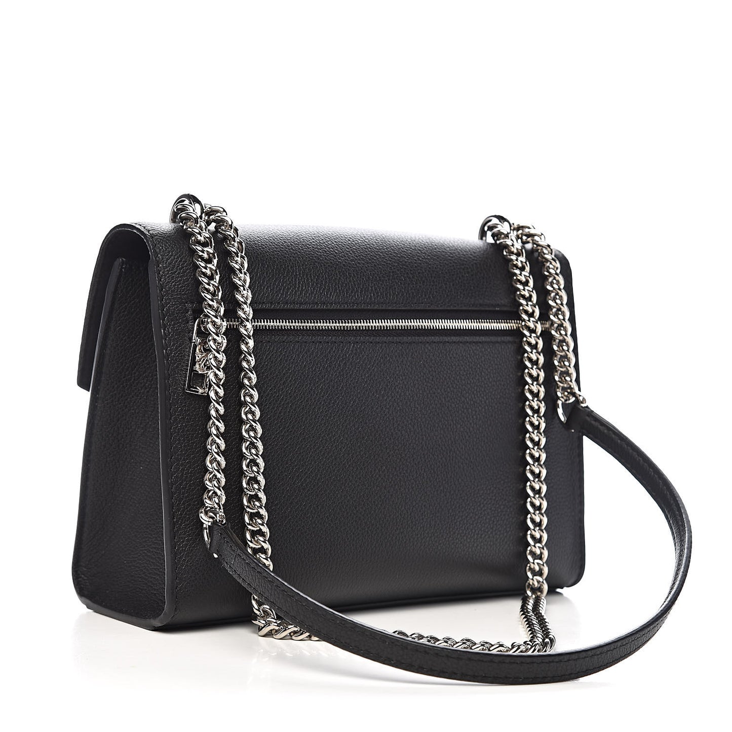 Soft Calfskin My Lockme Chain Bag BB Black