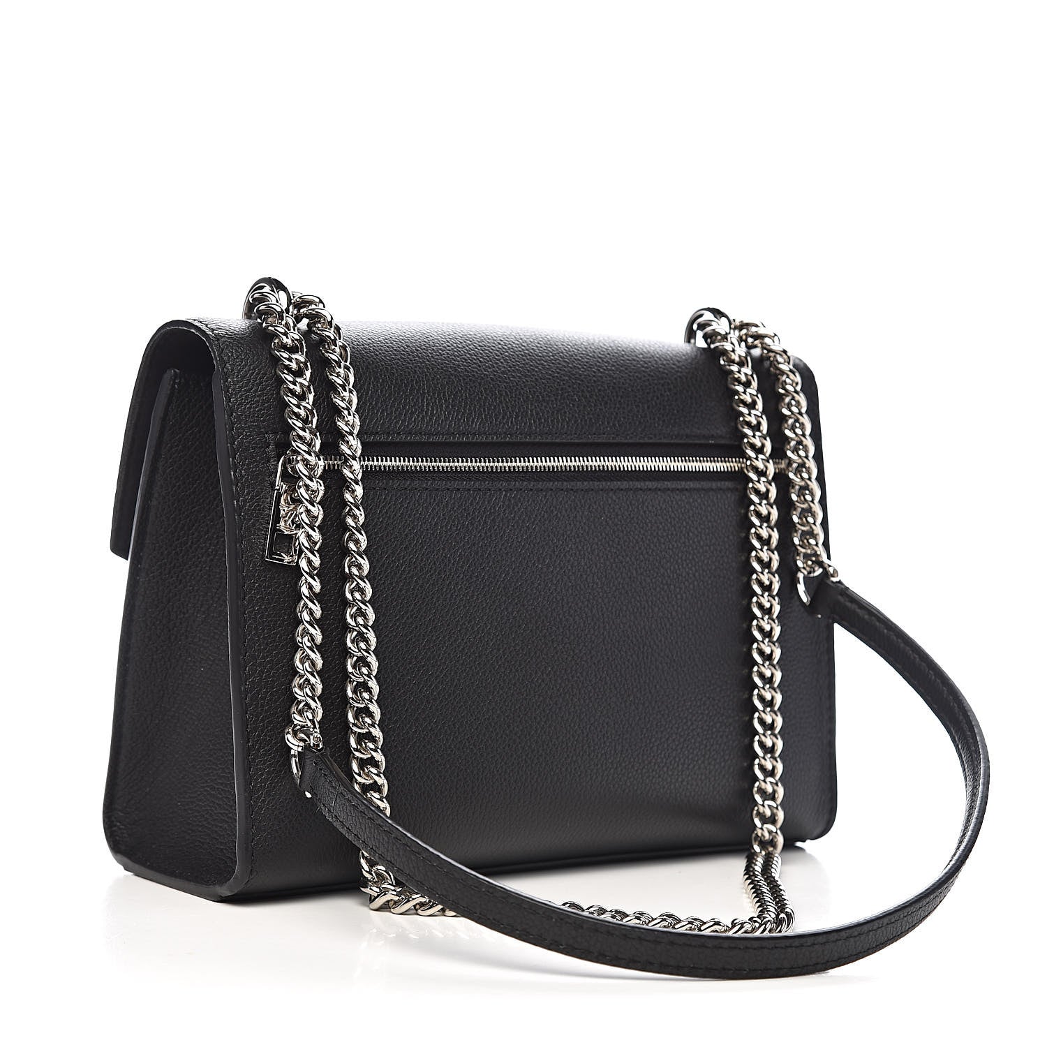 Louis Vuitton Soft Calfskin My Lockme Chain Bag BB Black 3 of 9