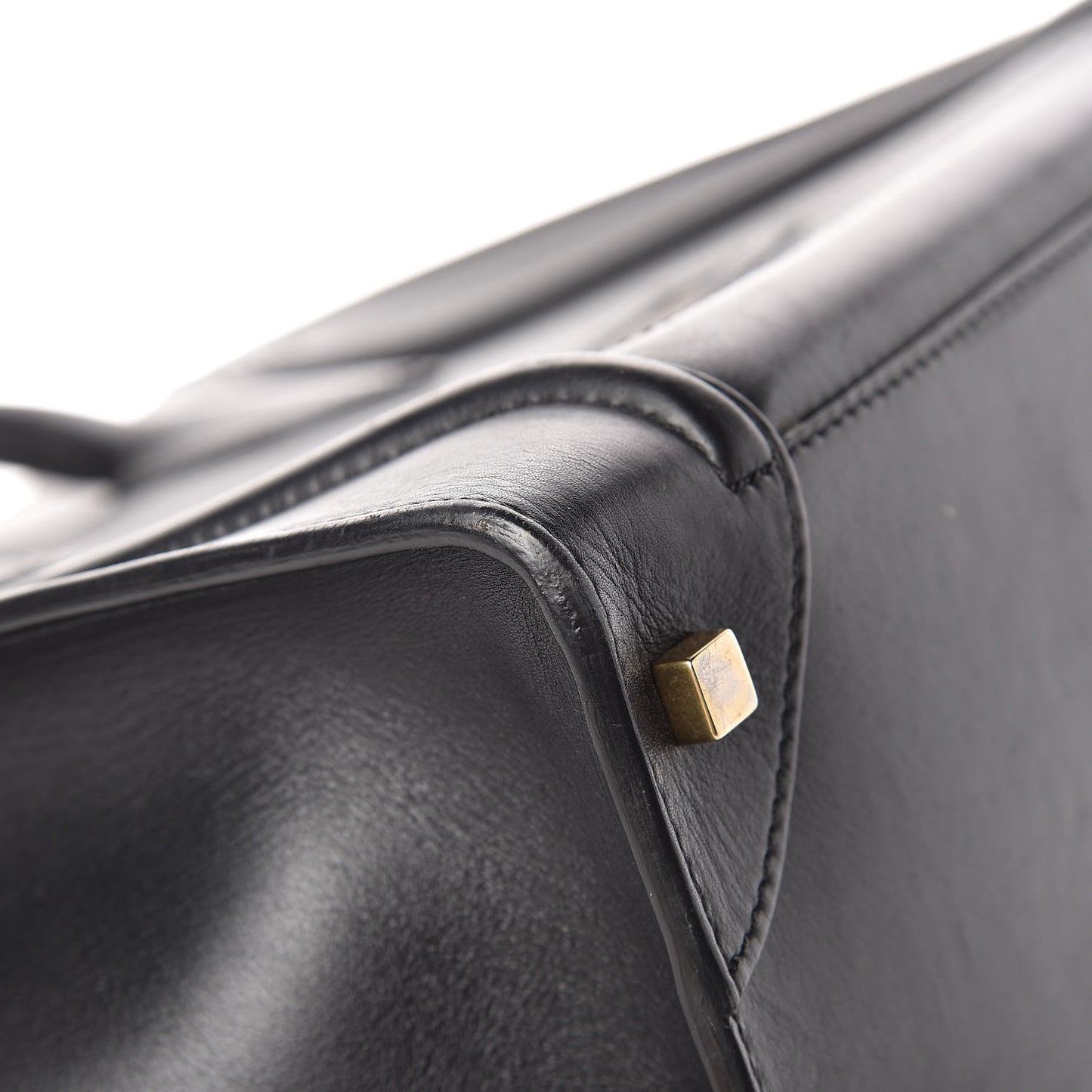 Smooth Calfskin Mini Luggage Black