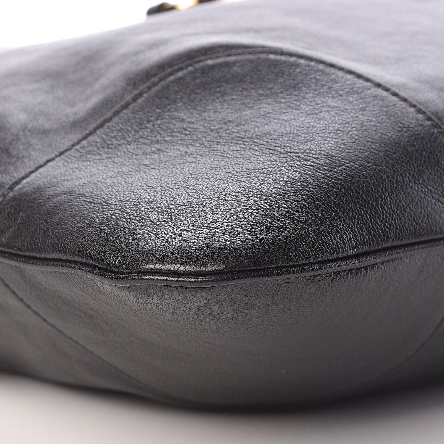 Gucci Sakai Calfskin Horsebit 1955 Cinch Top Messenger Bag Black 9 of 10