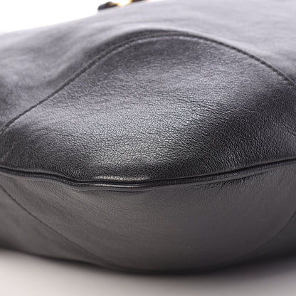 Gucci Sakai Calfskin Horsebit 1955 Cinch Top Messenger Bag Black 9 of 10
