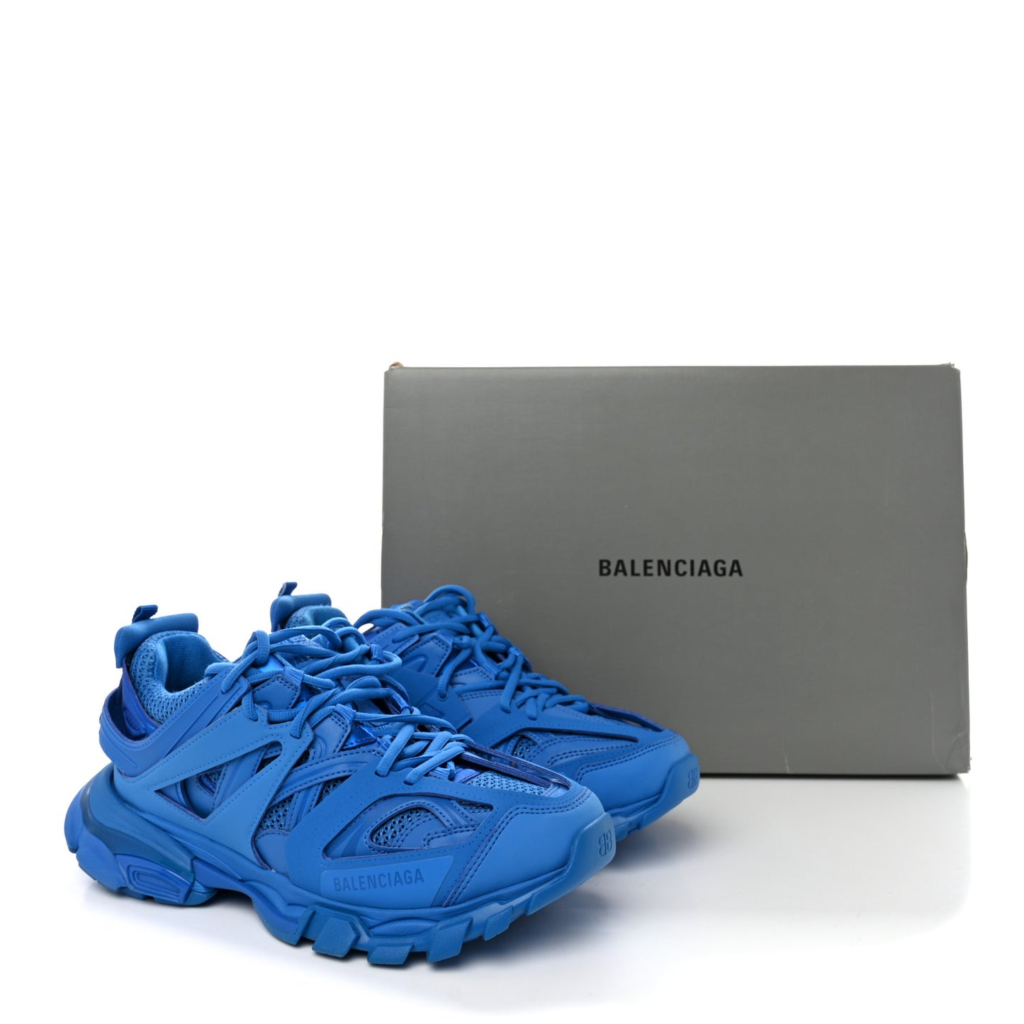 Mesh Nylon Uni-Matte Mens Track Sneakers 42 Screen Blue