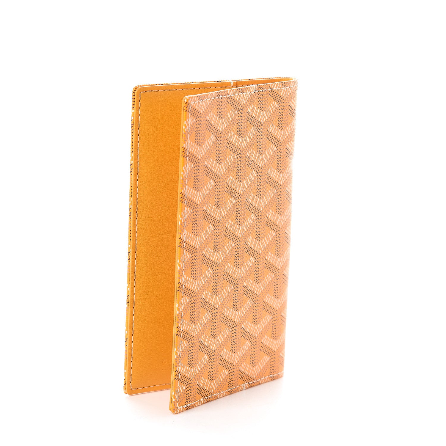 Goyard Goyardine Passport Holder Yellow 2 of 5