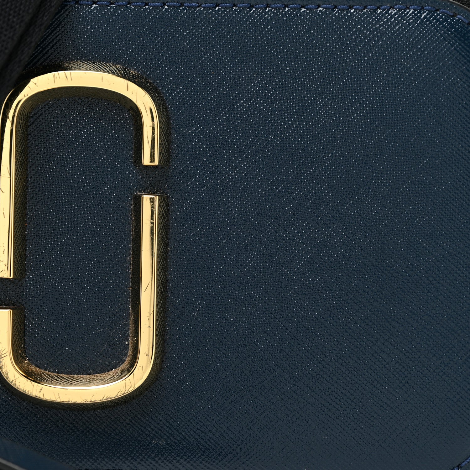 Marc Jacobs Saffiano Small Snapshot Camera Bag New Blue Sea Multicolor 9 of 19