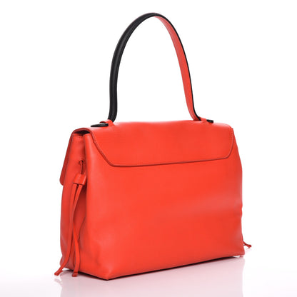 Louis Vuitton Calfskin Lockme MM Rouge 3 of 7