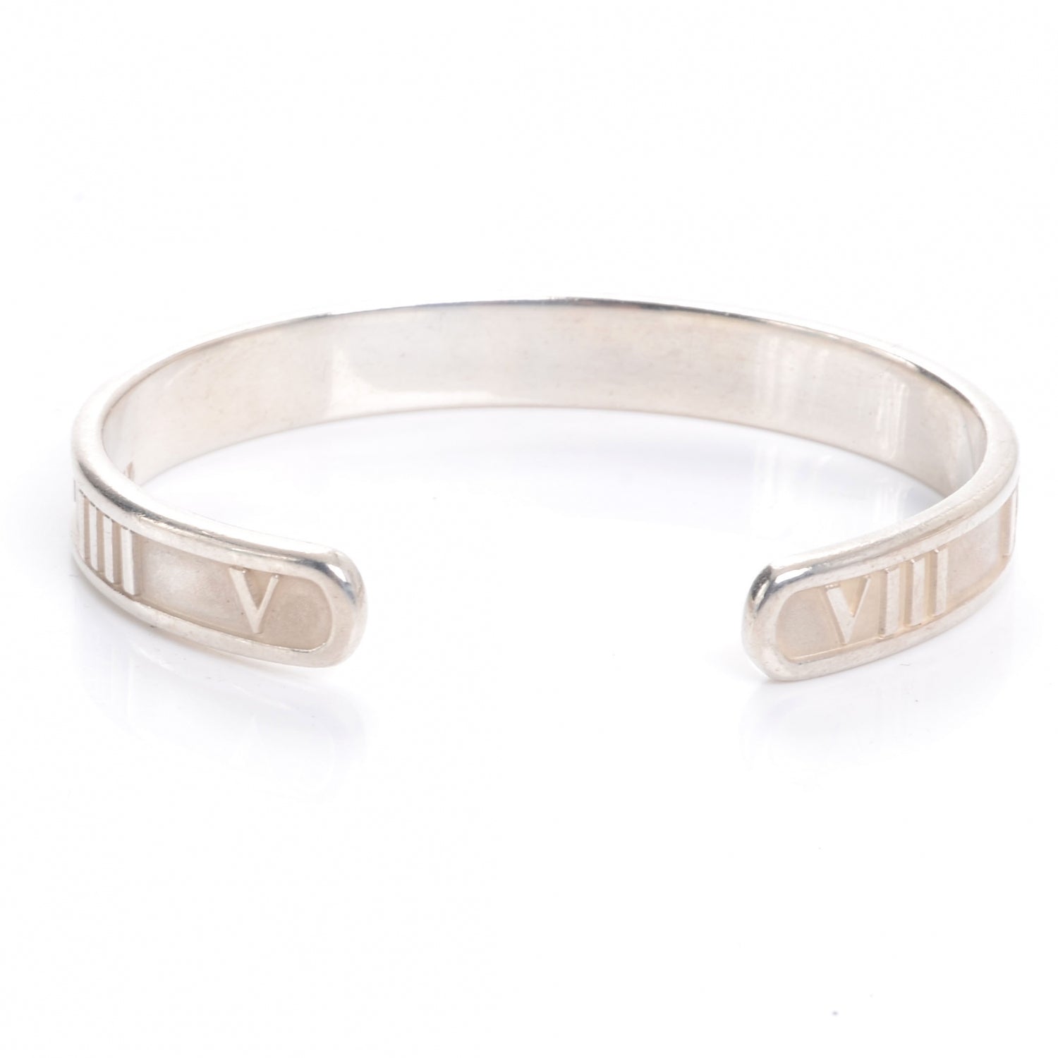 Tiffany Sterling Silver Atlas Cuff Bracelet 1 of 5