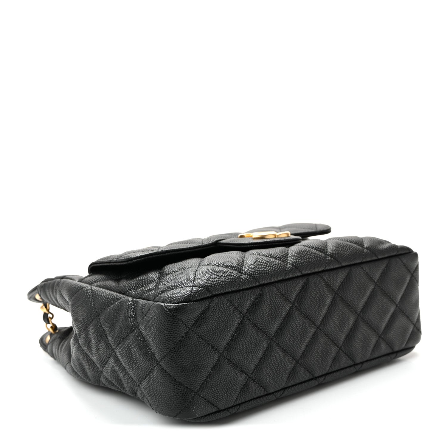 Chanel Caviar Quilted Wavy CC Hobo Black 4 of 9
